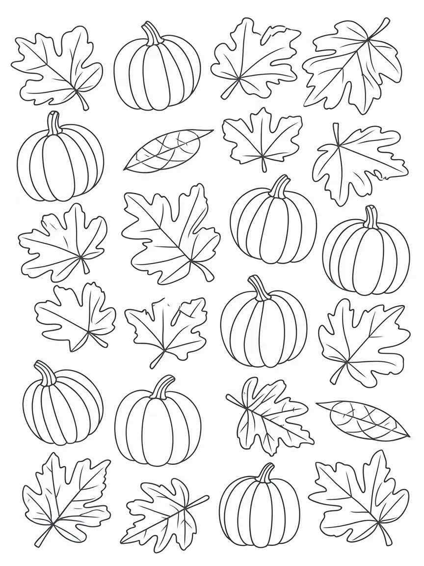 Fall coloring pages - 224 | ColoringPagesDesign