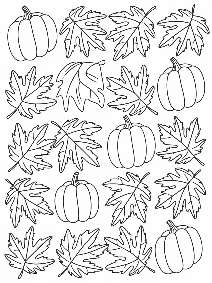 Fall coloring pages - 227 | ColoringPagesDesign