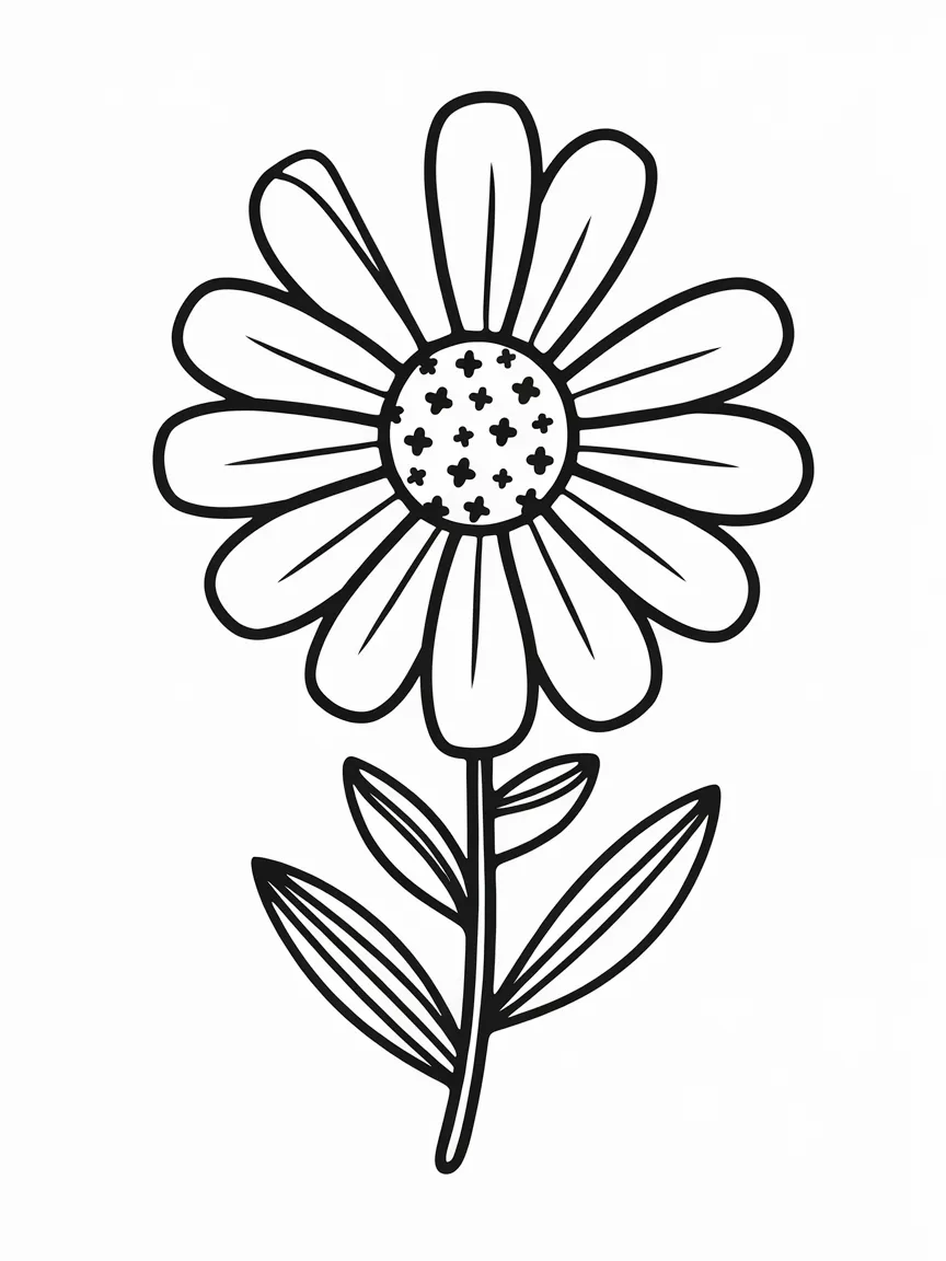 Flower coloring pages - 145 | ColoringPagesDesign