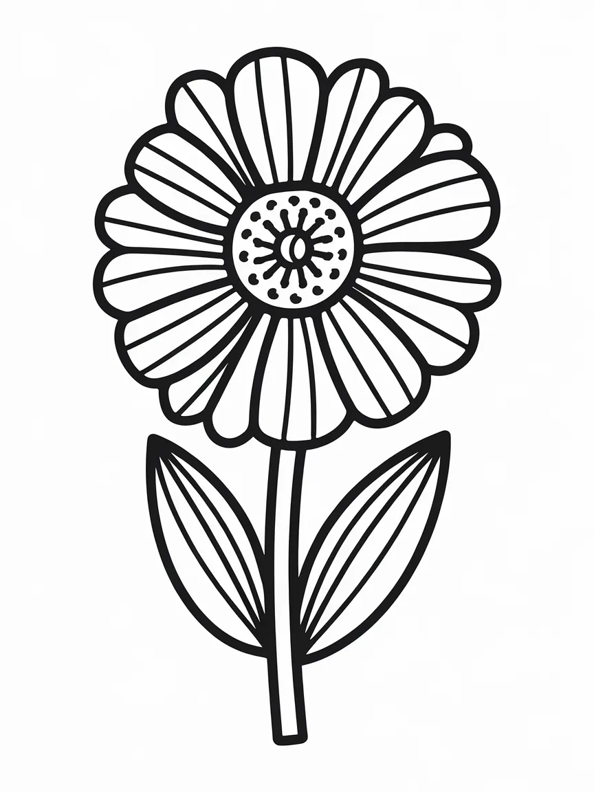 Flower coloring pages - 146 | ColoringPagesDesign