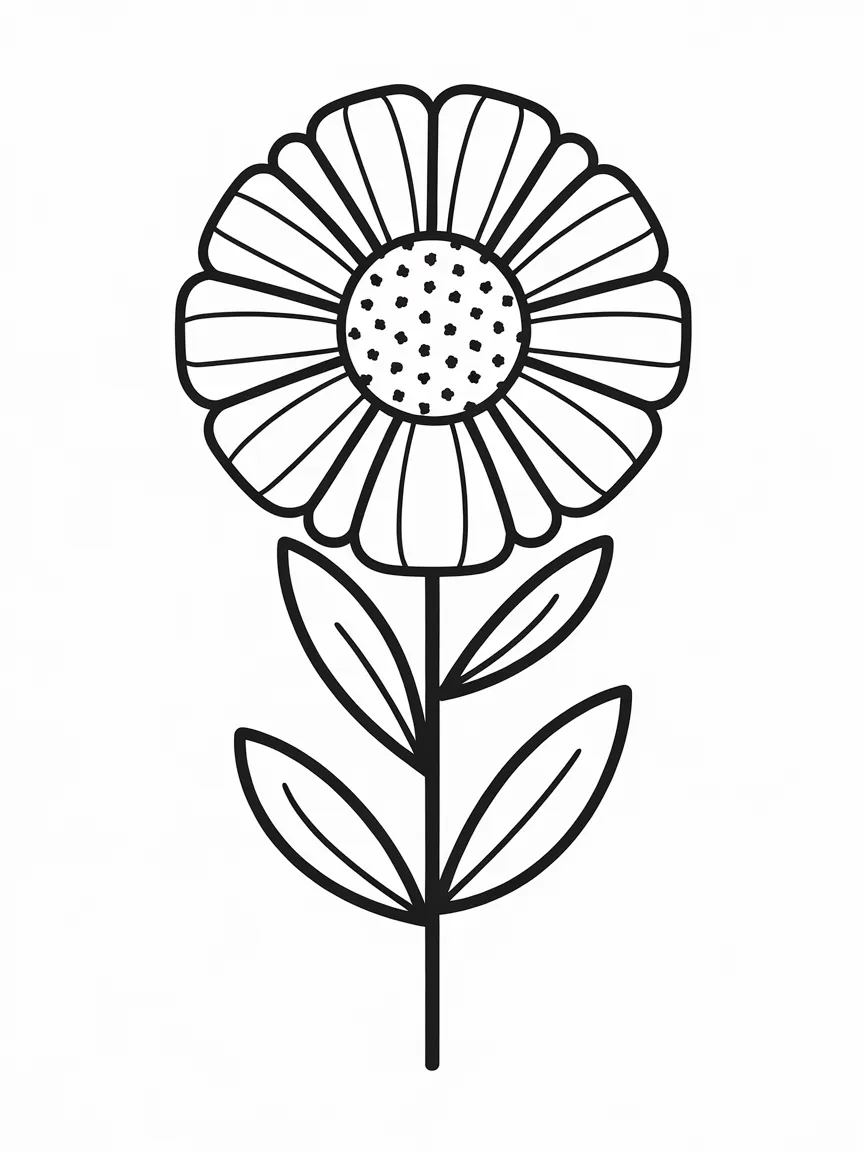 Flower coloring pages - 147 | ColoringPagesDesign