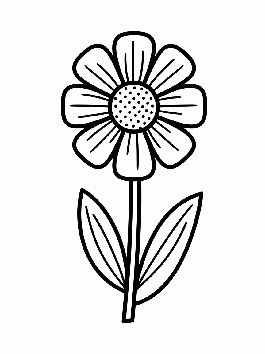 Flower coloring pages - 149 | ColoringPagesDesign