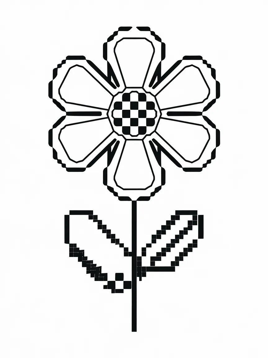 Flower coloring pages - 151 | ColoringPagesDesign