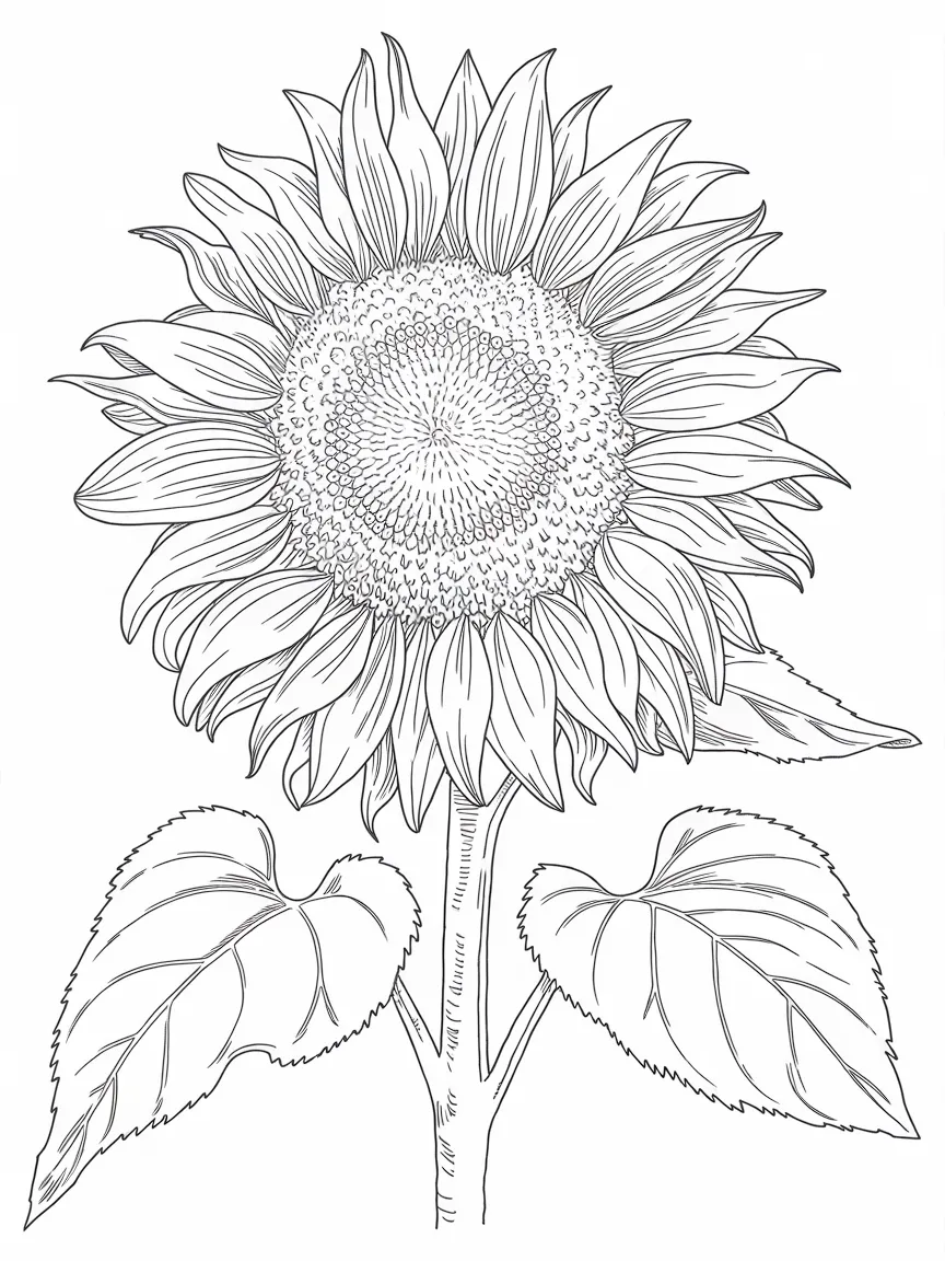 Flower coloring pages - 1181 | ColoringPagesDesign