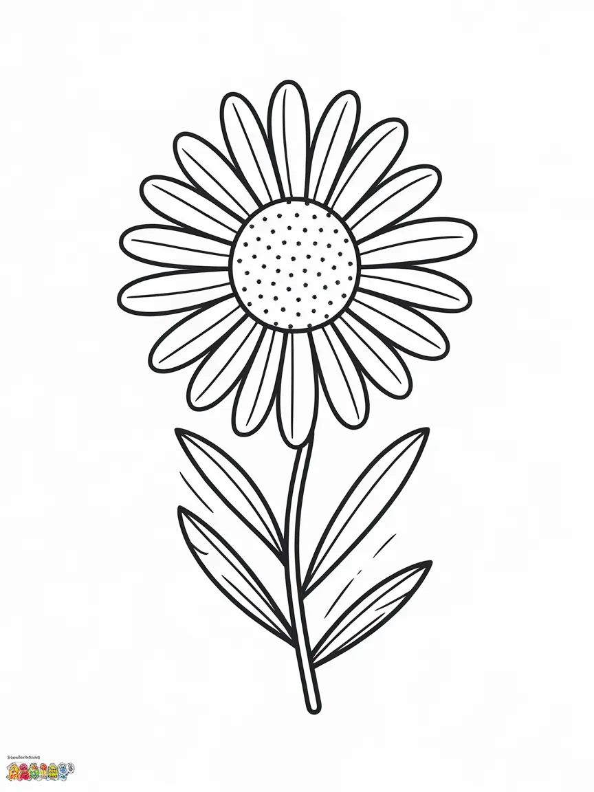 Flower coloring pages - 1306 | ColoringPagesDesign