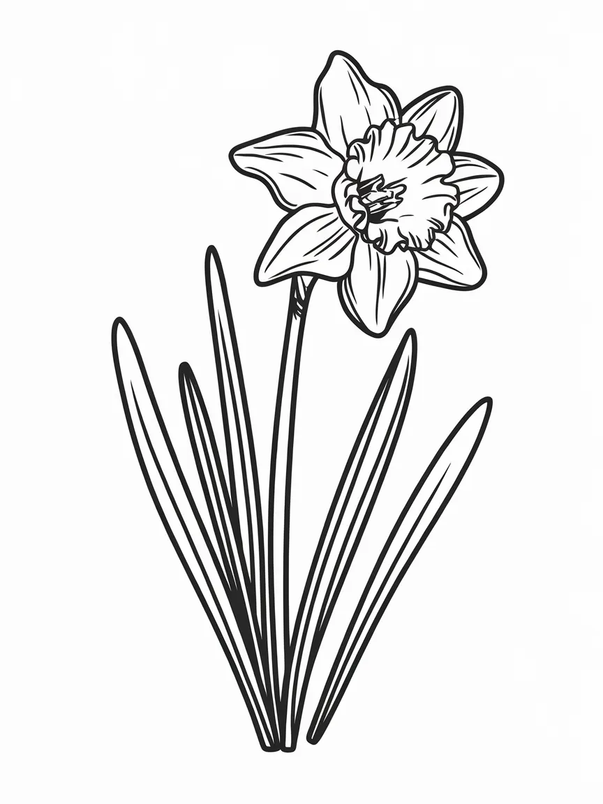 Flower coloring pages - 1308 | ColoringPagesDesign