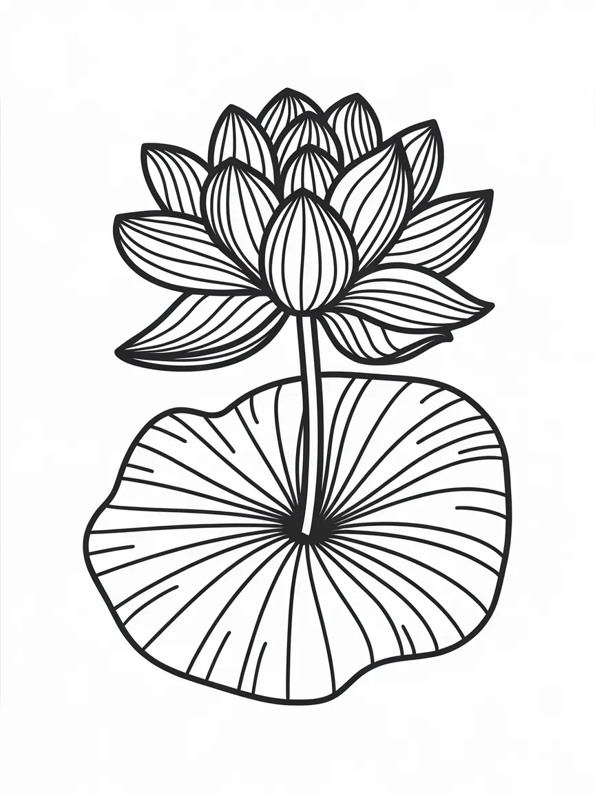 Flower coloring pages - 1310 | ColoringPagesDesign