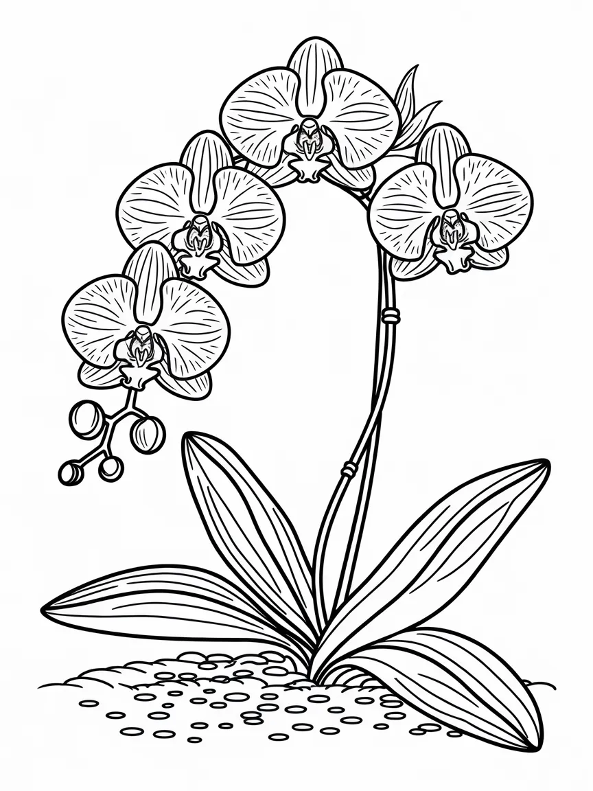 Flower coloring pages - 1312 | ColoringPagesDesign