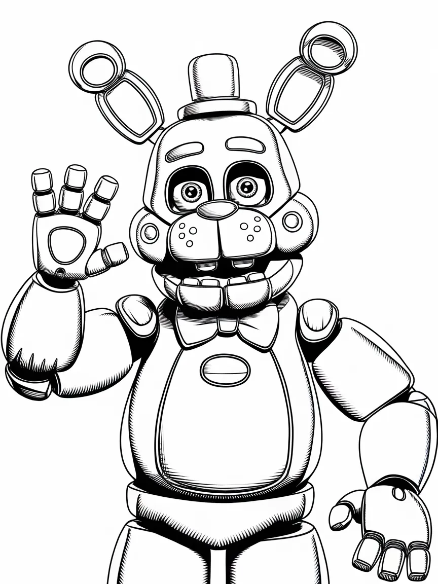 Fnaf coloring pages - 1502 | ColoringPagesDesign