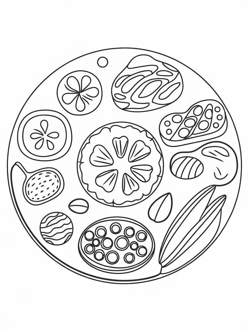 Food coloring pages - 828 | ColoringPagesDesign