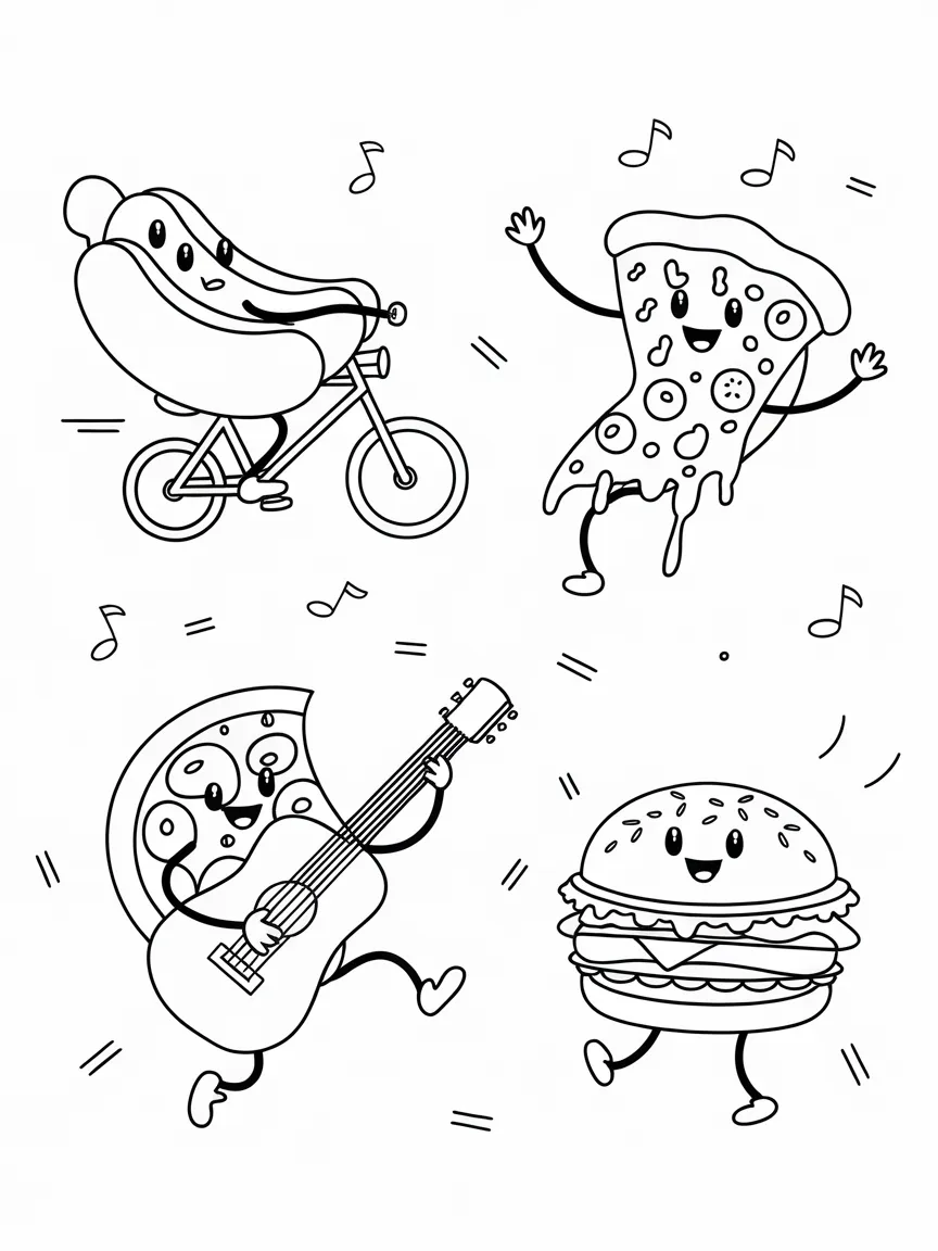 Food coloring pages - 1721 | ColoringPagesDesign