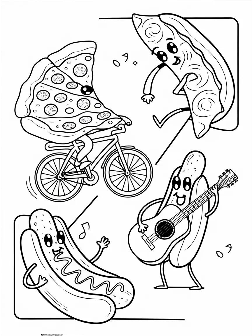 Food coloring pages - 1725 | ColoringPagesDesign