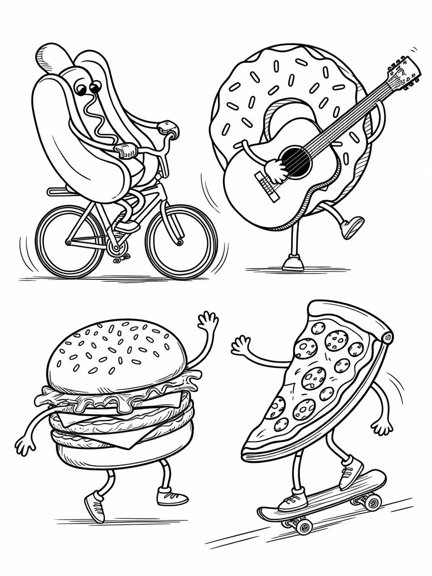 Food coloring pages - 1729 | ColoringPagesDesign