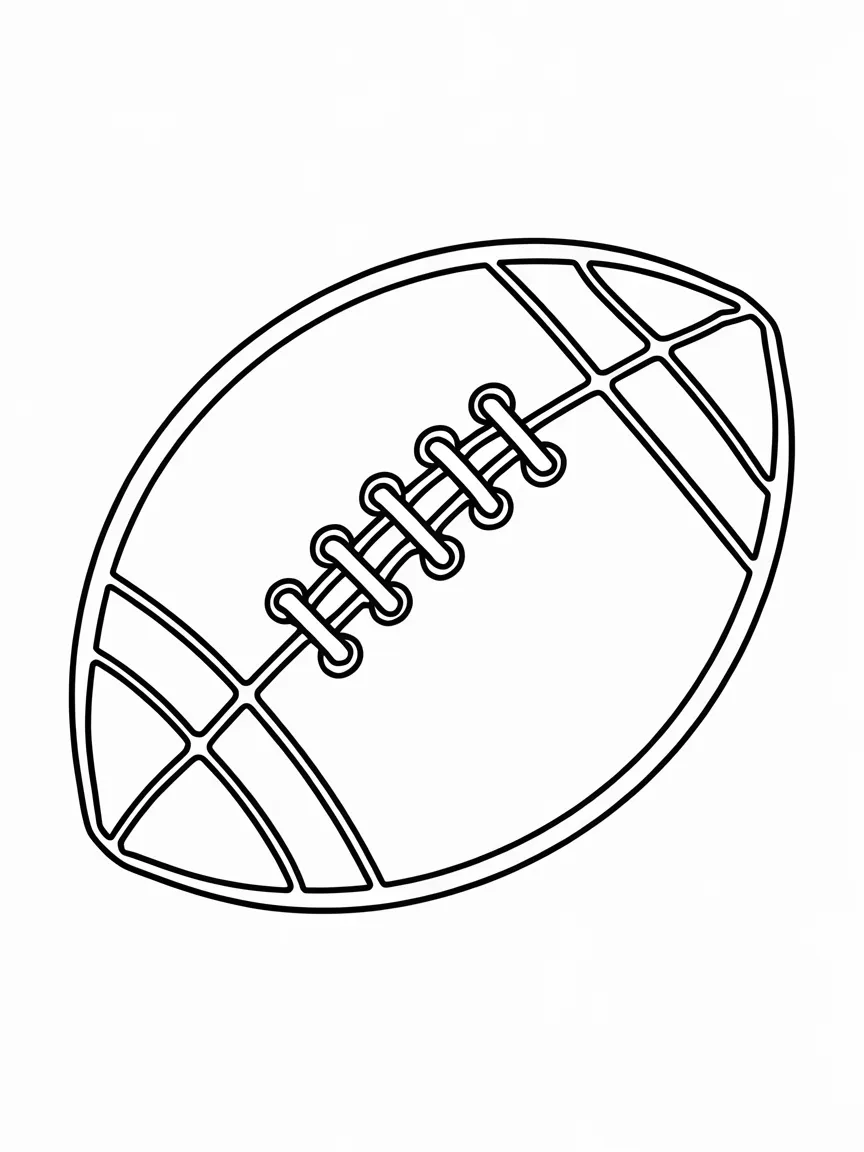 Football coloring pages - 816 | ColoringPagesDesign