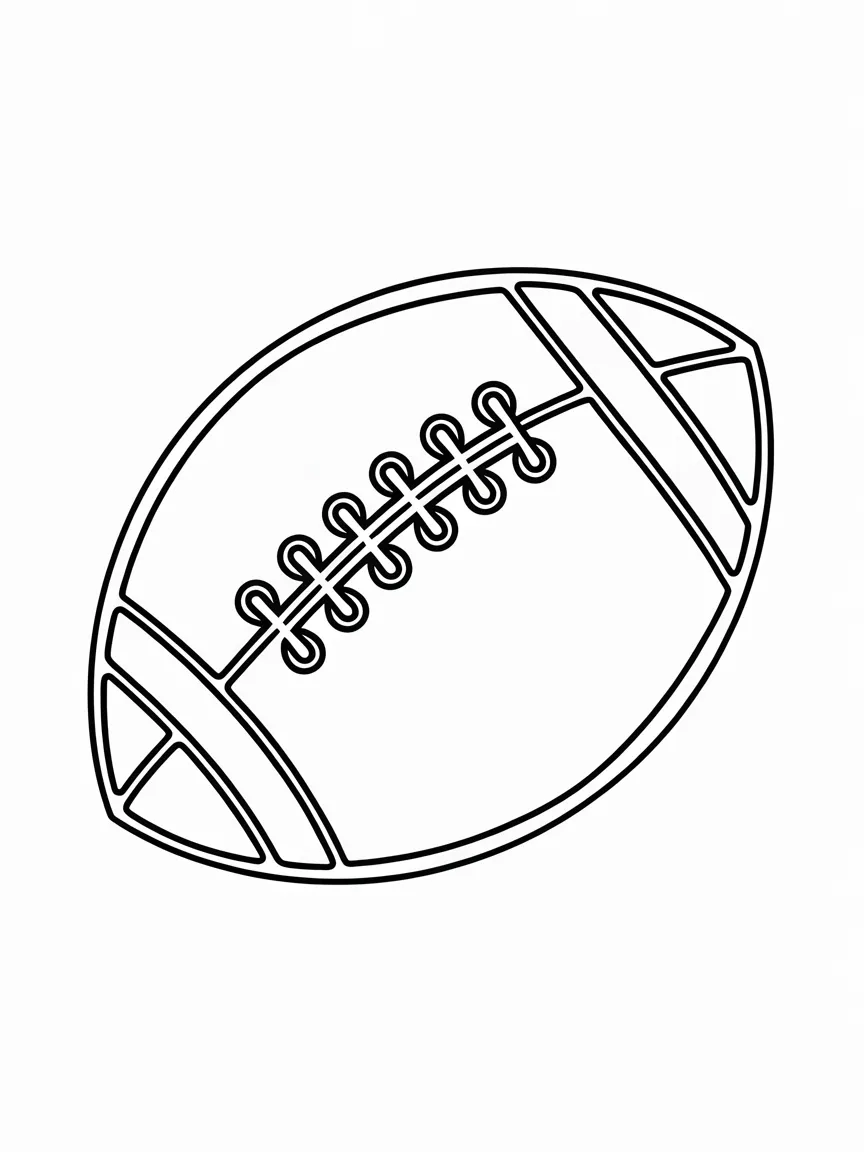 Football coloring pages - 817 | ColoringPagesDesign