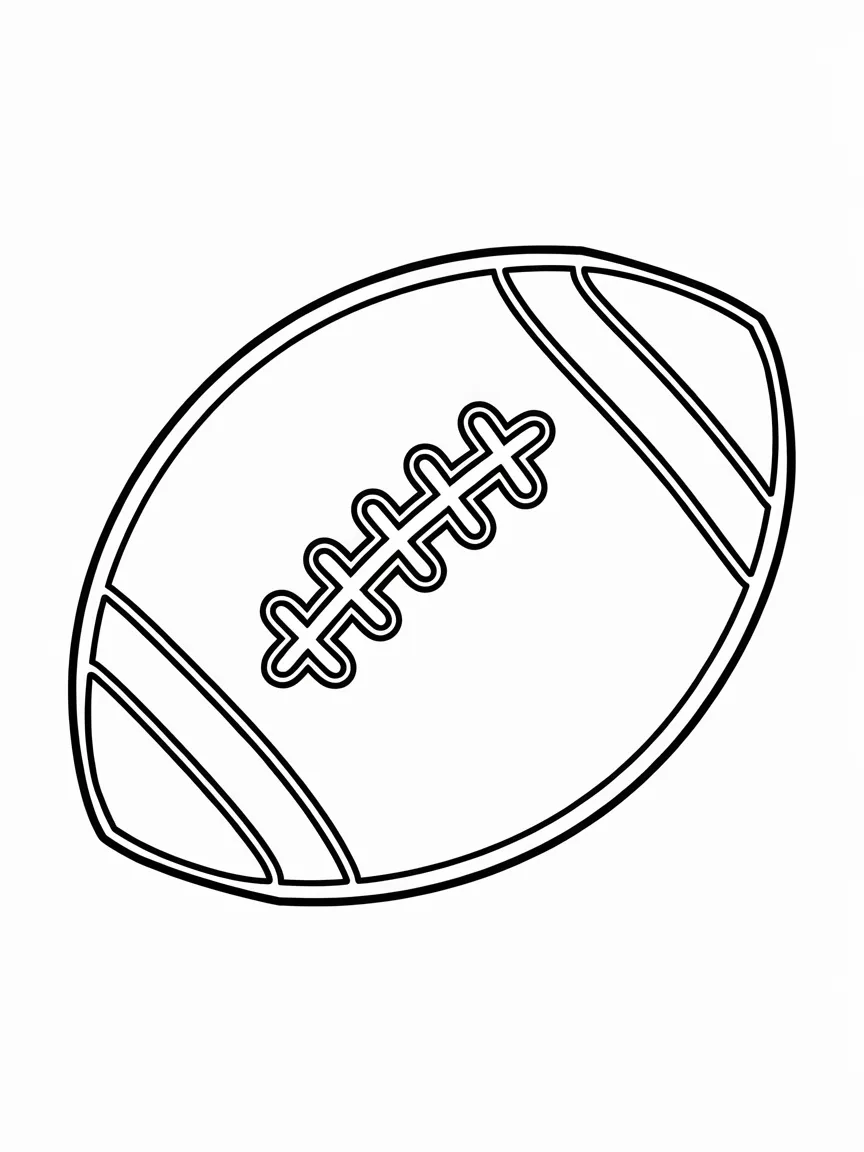 Football coloring pages - 818 | ColoringPagesDesign