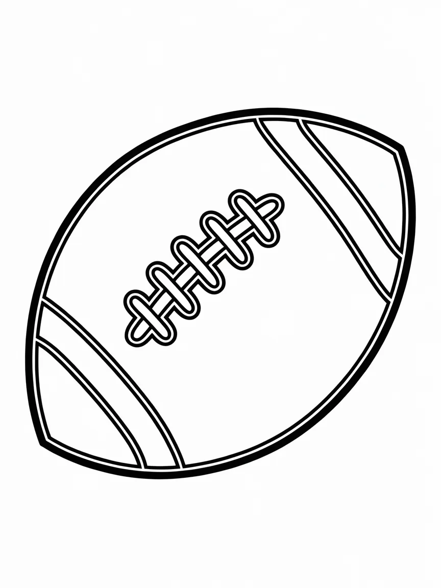 Football coloring pages - 821 | ColoringPagesDesign