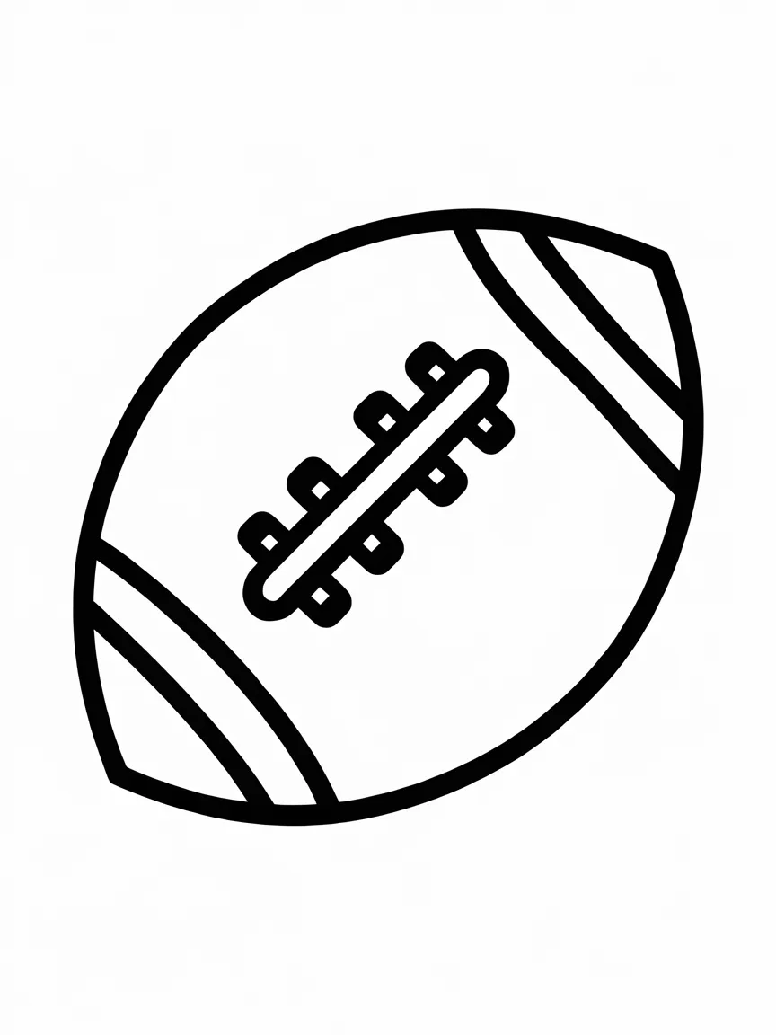 Football coloring pages - 822 | ColoringPagesDesign