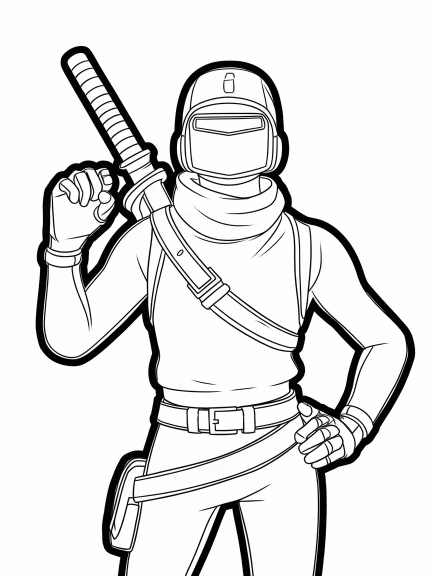 Fortnite coloring pages - 380 | ColoringPagesDesign