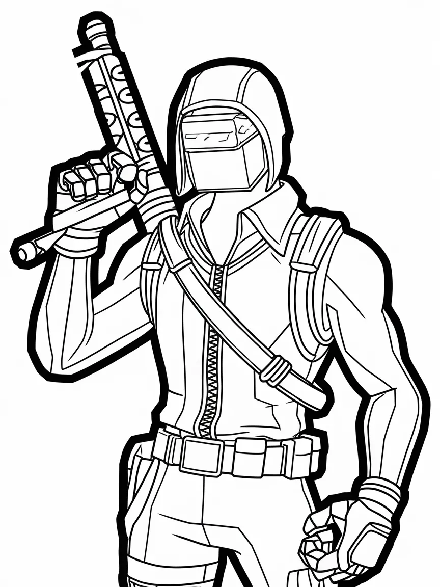 Fortnite coloring pages - 382 | ColoringPagesDesign