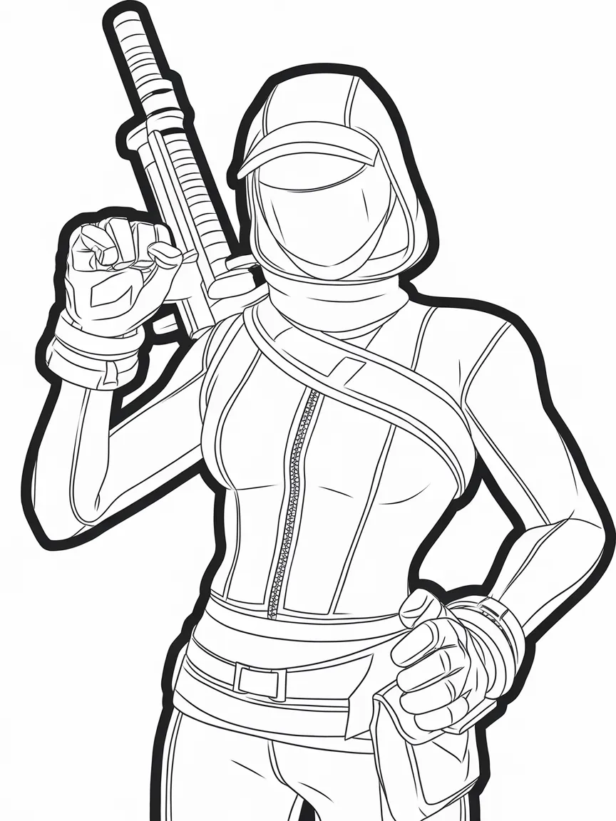 Fortnite coloring pages - 1409 | ColoringPagesDesign