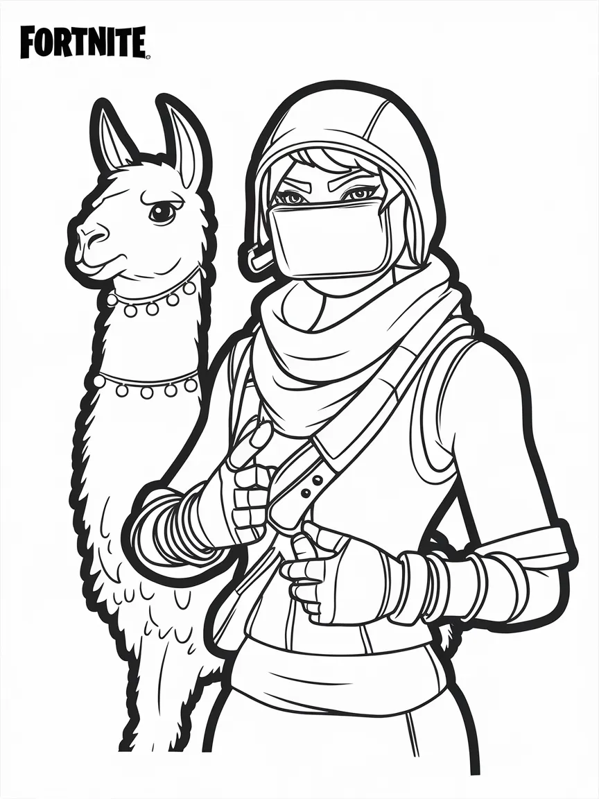 Fortnite coloring pages - 1411 | ColoringPagesDesign