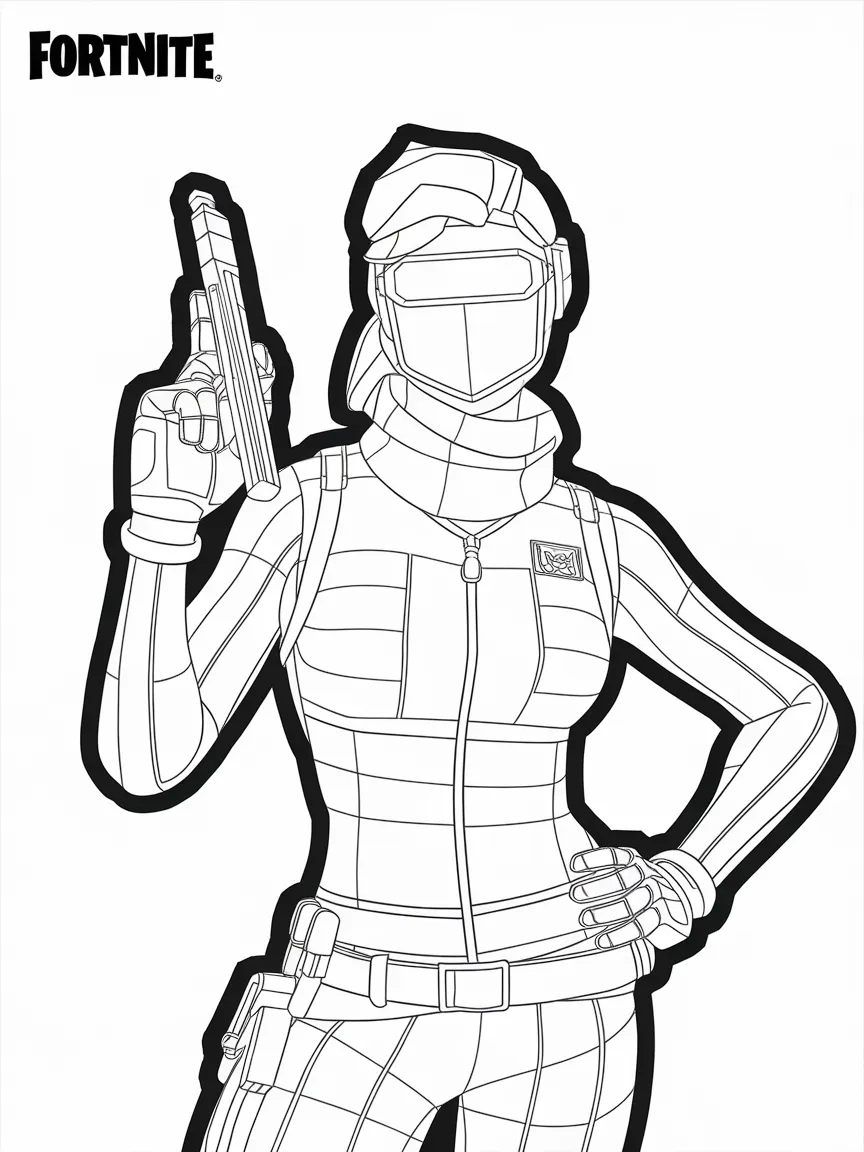 Fortnite coloring pages - 1413 | ColoringPagesDesign