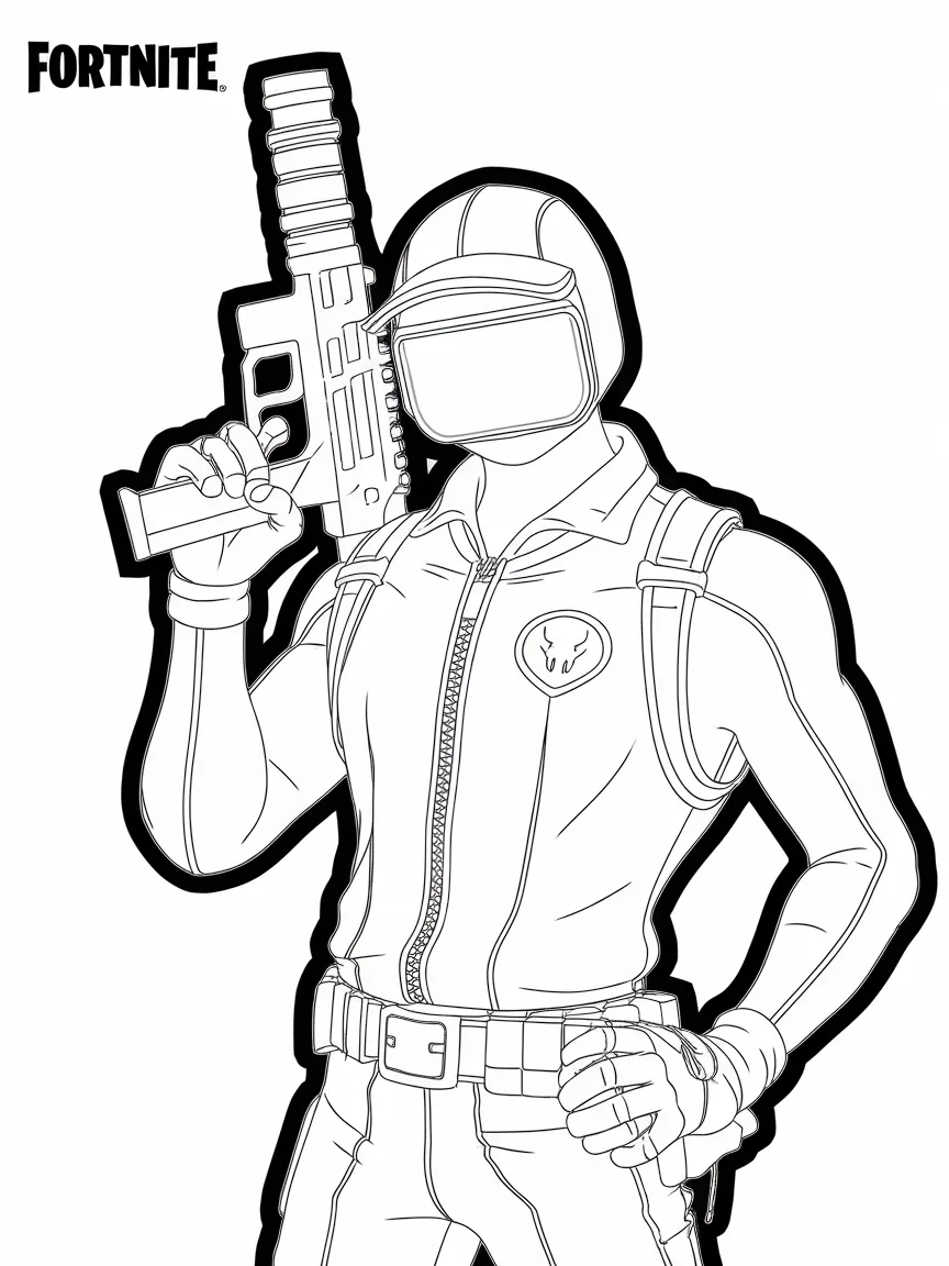 Fortnite coloring pages - 1414 | ColoringPagesDesign