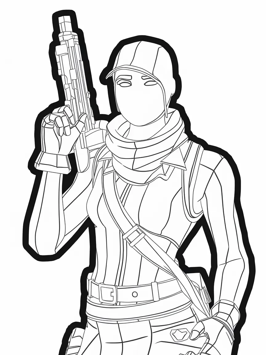 Fortnite coloring pages - 1417 | ColoringPagesDesign