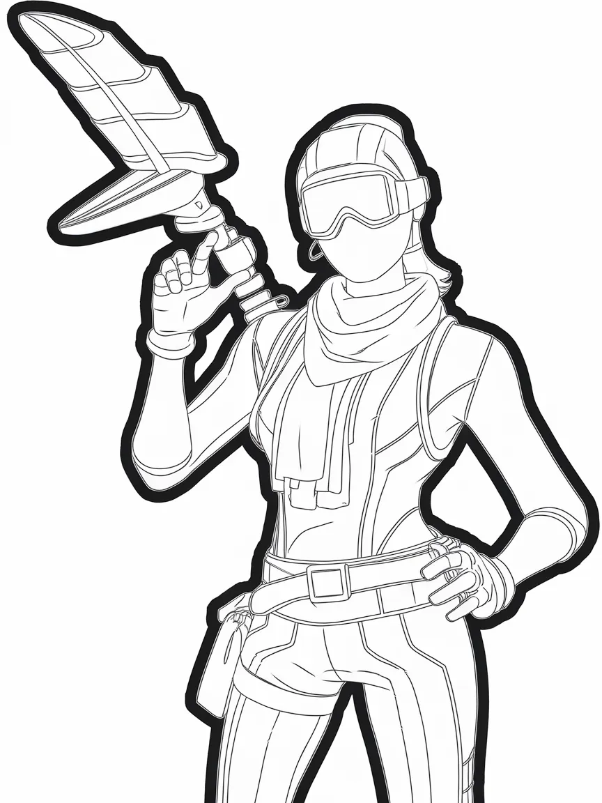 Fortnite coloring pages - 1419 | ColoringPagesDesign