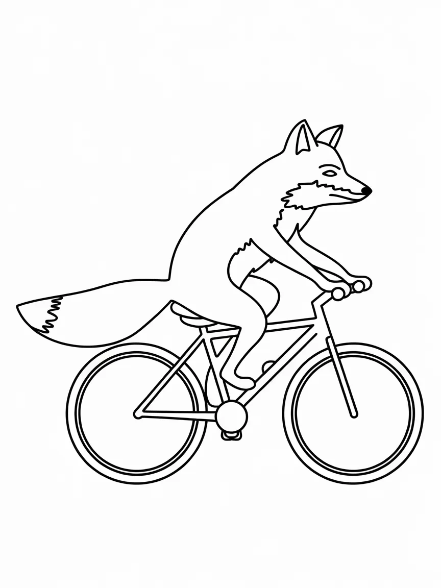 Fox coloring pages - 1761 | ColoringPagesDesign