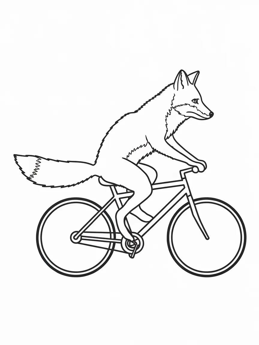 Fox coloring pages - 1767 | ColoringPagesDesign