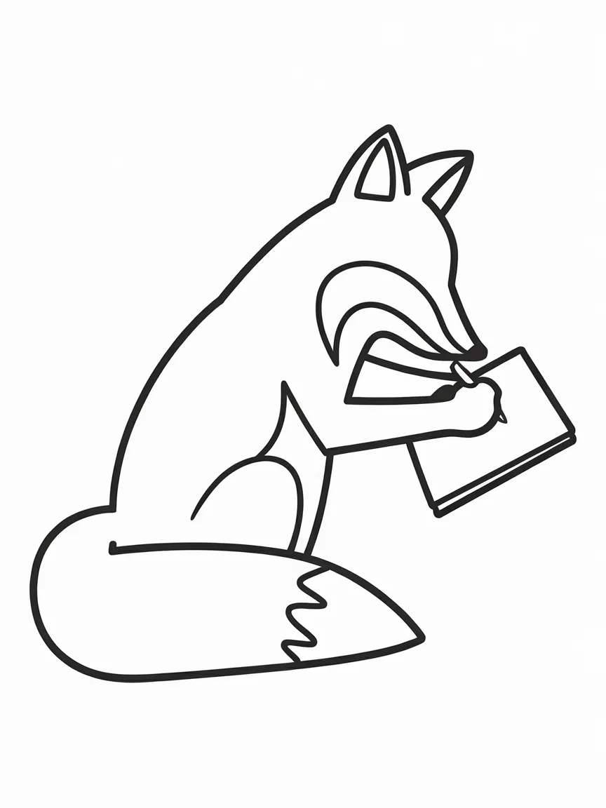 Fox coloring pages - 1769 | ColoringPagesDesign