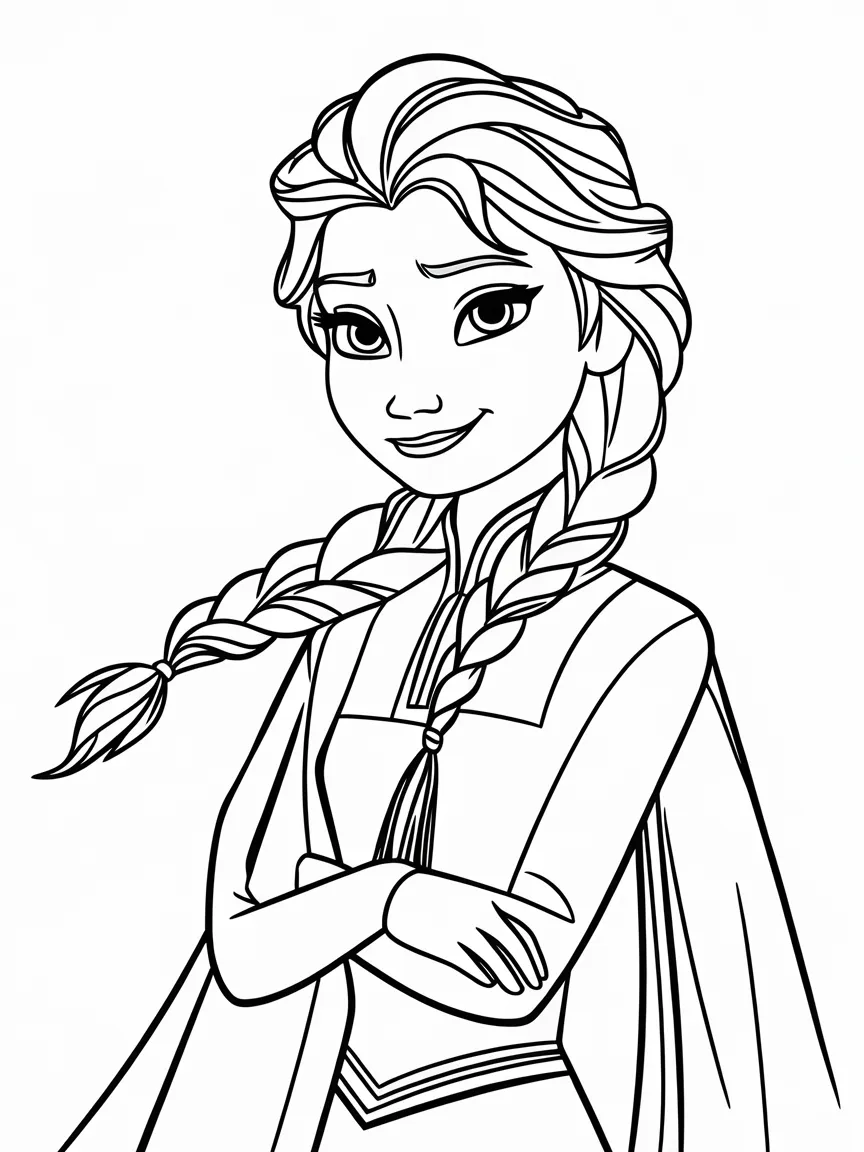 Elsa coloring pages - 653 | ColoringPagesDesign