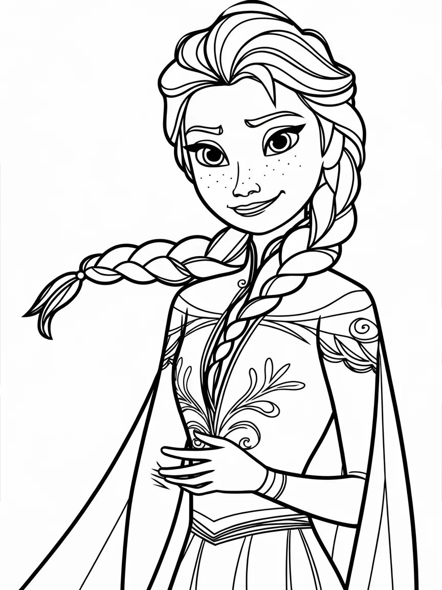 Elsa coloring pages - 658 | ColoringPagesDesign