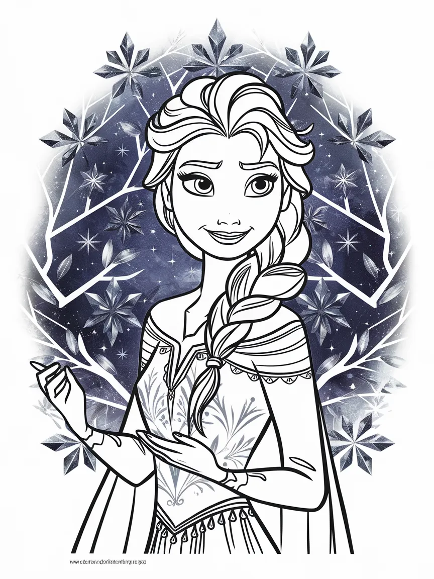 Elsa coloring pages - 660 | ColoringPagesDesign