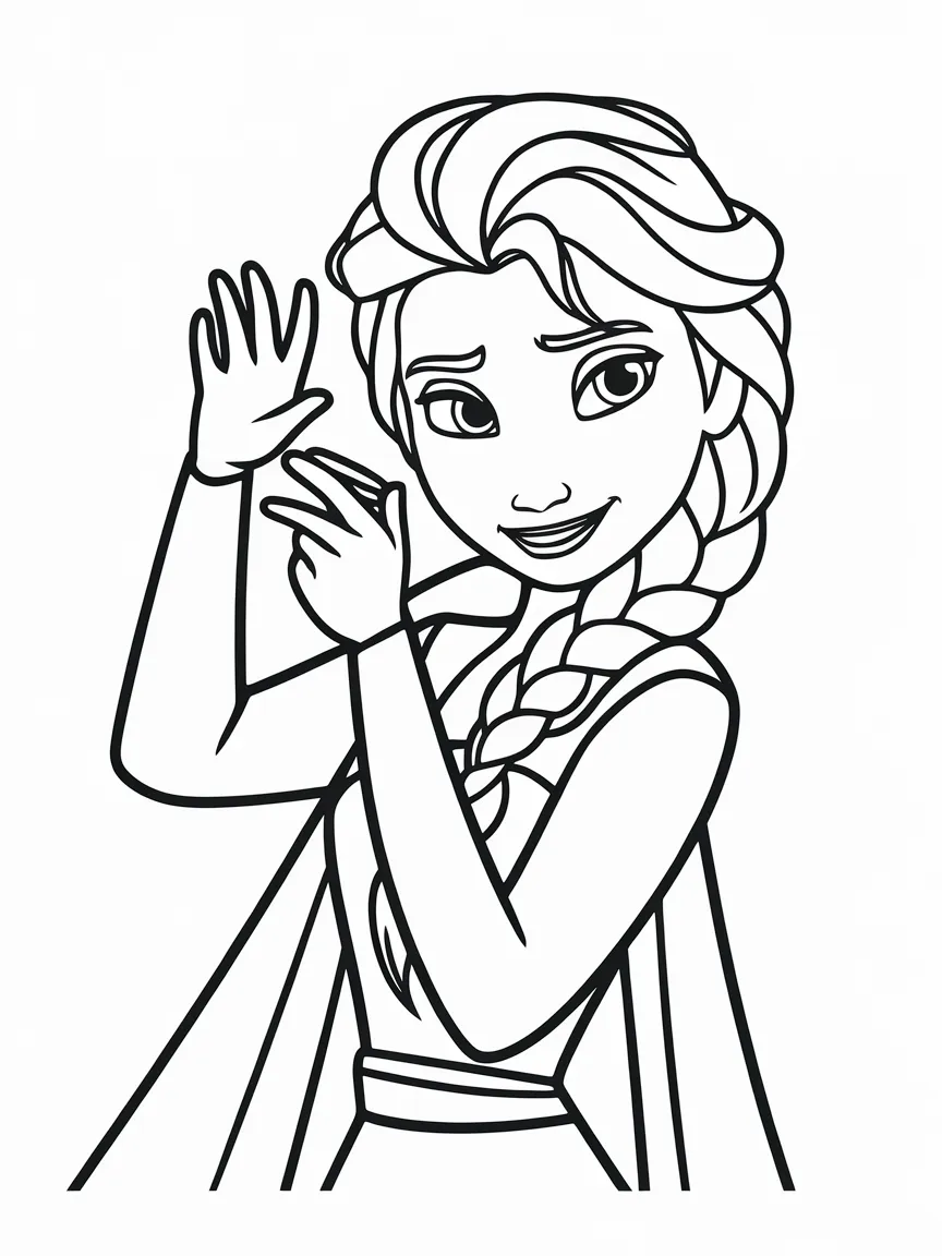 Elsa coloring pages - 1684 | ColoringPagesDesign