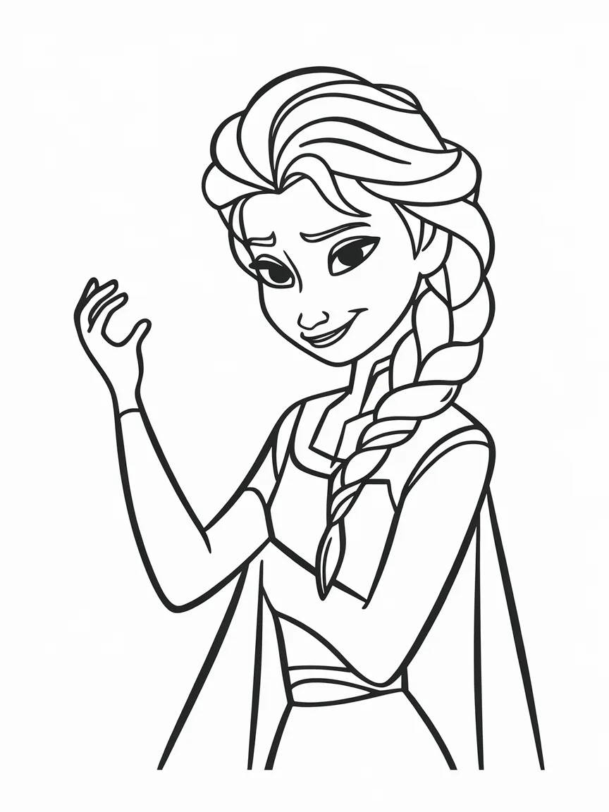 Elsa coloring pages - 1690 | ColoringPagesDesign