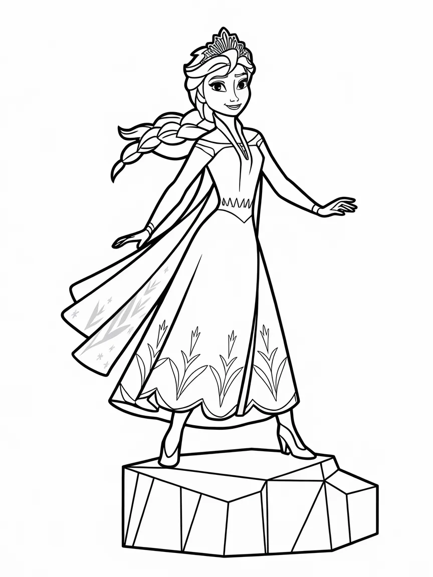 Elsa coloring pages - 2313 | ColoringPagesDesign