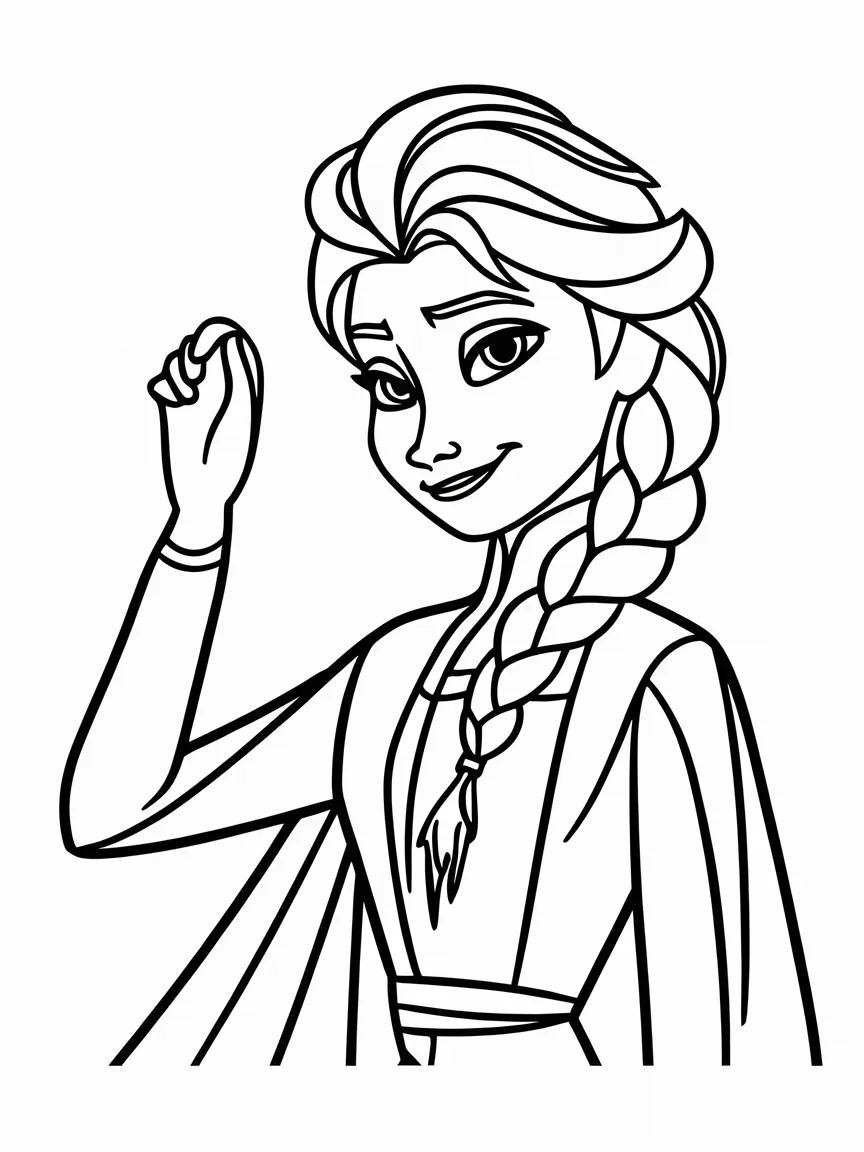 Elsa coloring pages - 2315 | ColoringPagesDesign