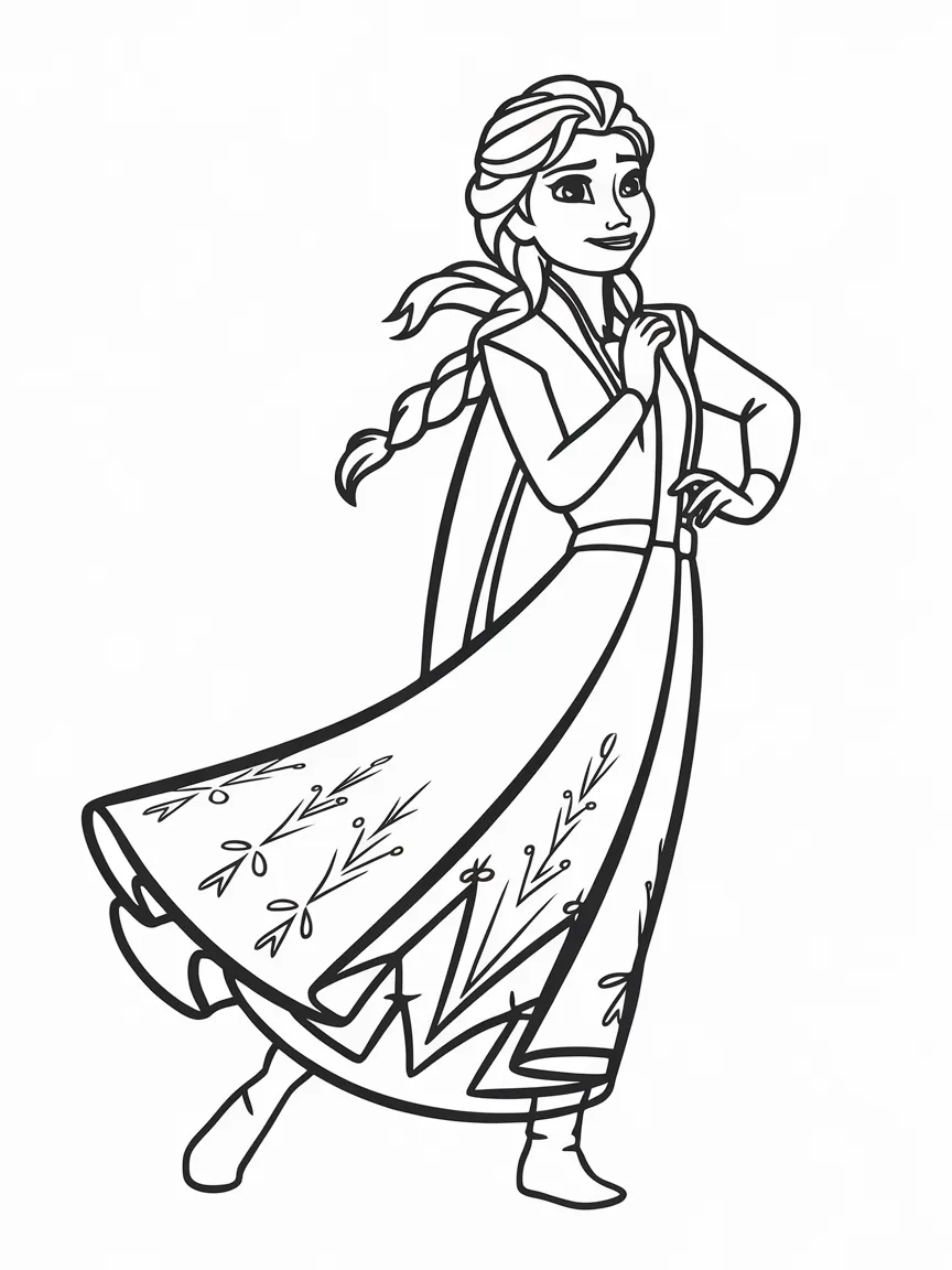 Elsa coloring pages - 2316 | ColoringPagesDesign