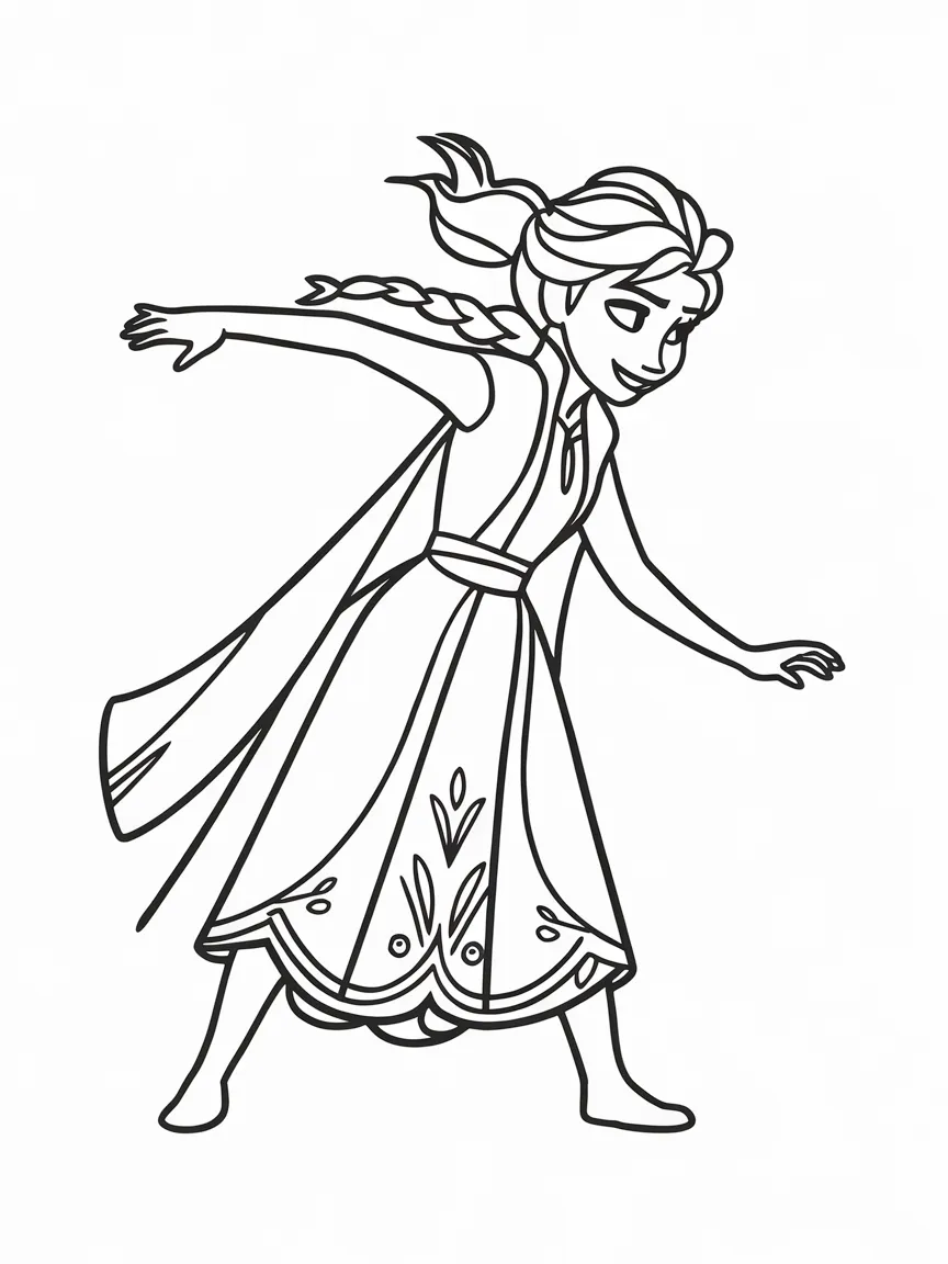 Elsa coloring pages - 2318 | ColoringPagesDesign