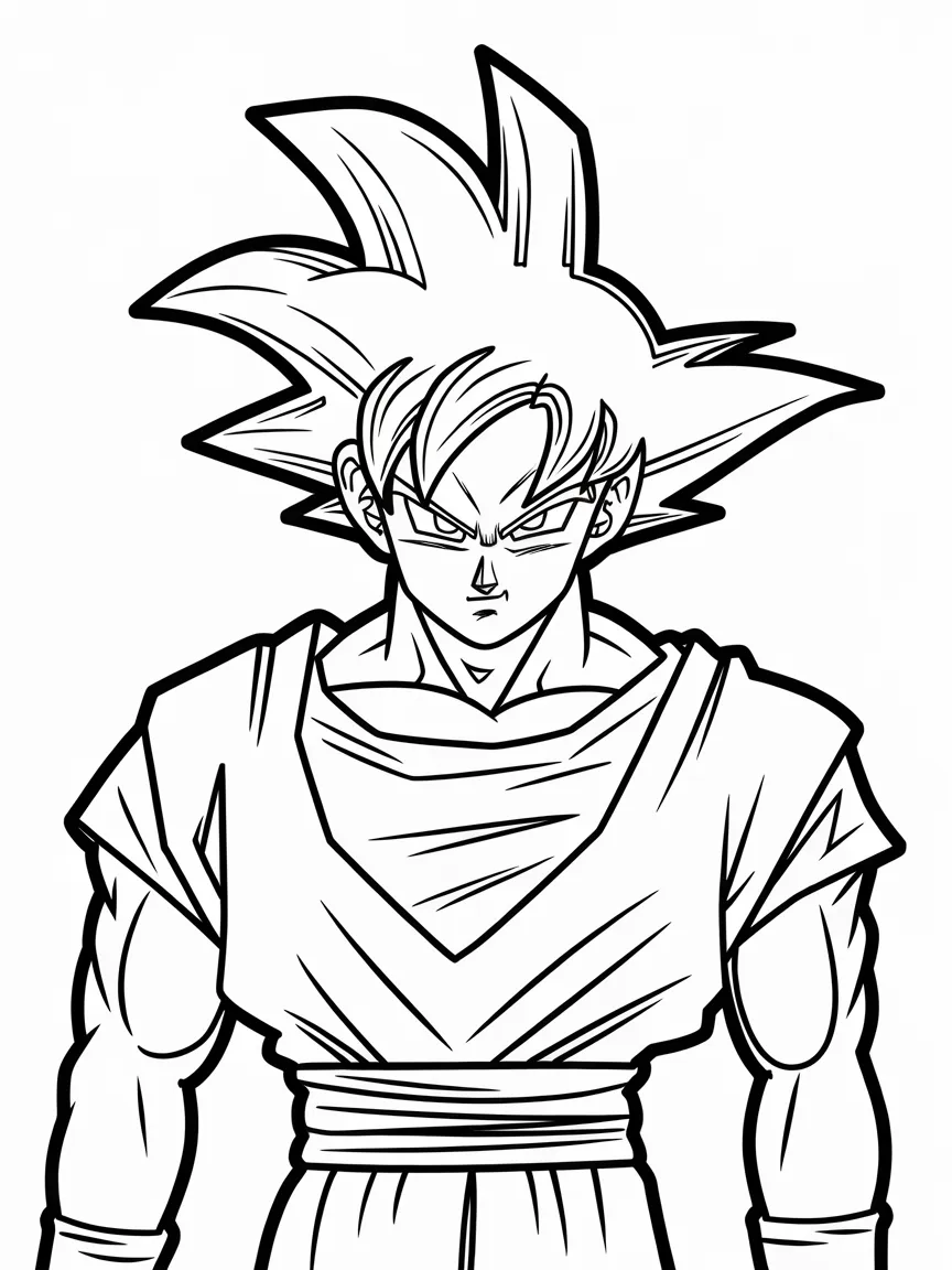 Goku coloring pages - 993 | ColoringPagesDesign