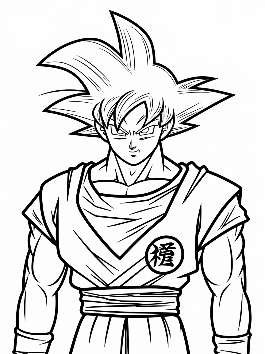 Goku coloring pages - 994 | ColoringPagesDesign