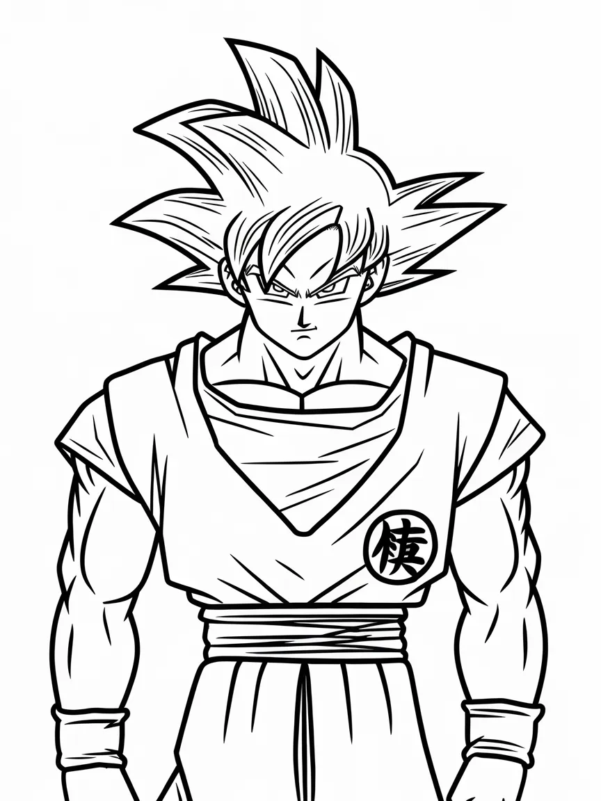 Goku coloring pages - 997 | ColoringPagesDesign