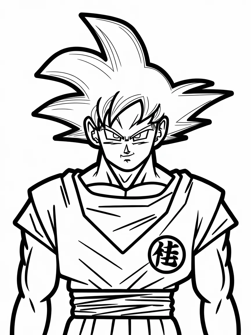 Goku coloring pages - 998 | ColoringPagesDesign