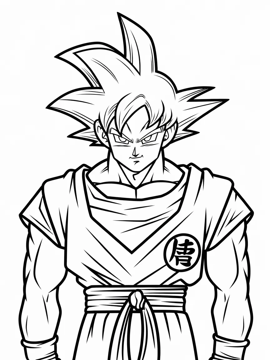 Goku coloring pages - 999 | ColoringPagesDesign