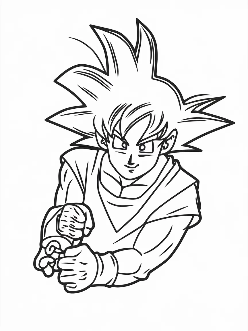 Goku coloring pages - 1831 | ColoringPagesDesign