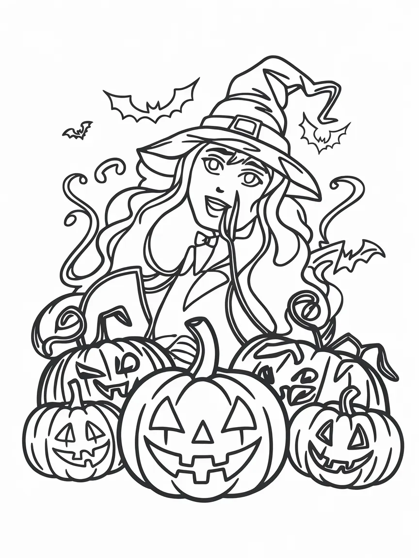 Pumpkin coloring pages - 75 | ColoringPagesDesign