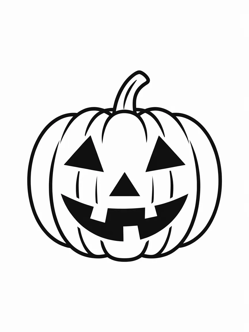 Pumpkin coloring pages - 1233 | ColoringPagesDesign